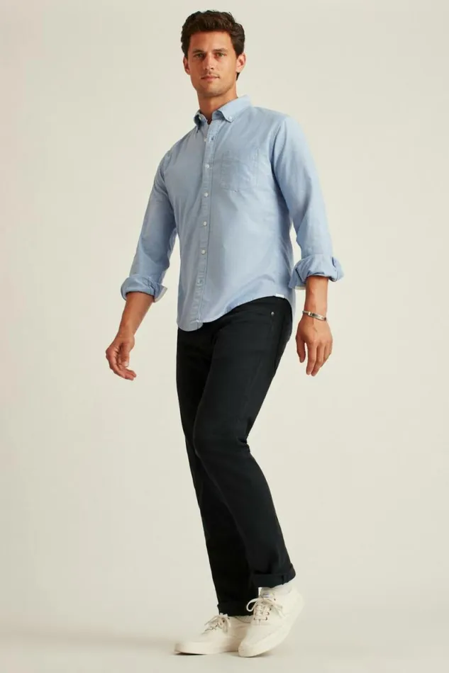 Men Travel Jeans Salem Jet Black Bonobos Jeans