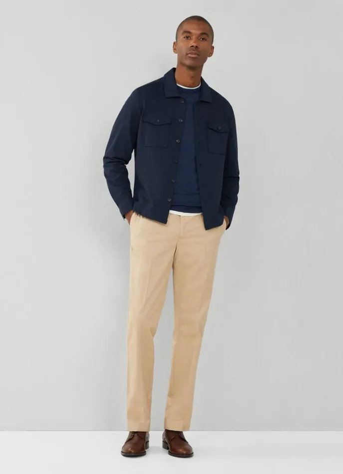 Men Trousers and Chinos Hackett London Classic Fit Sanderson Chinos Oat