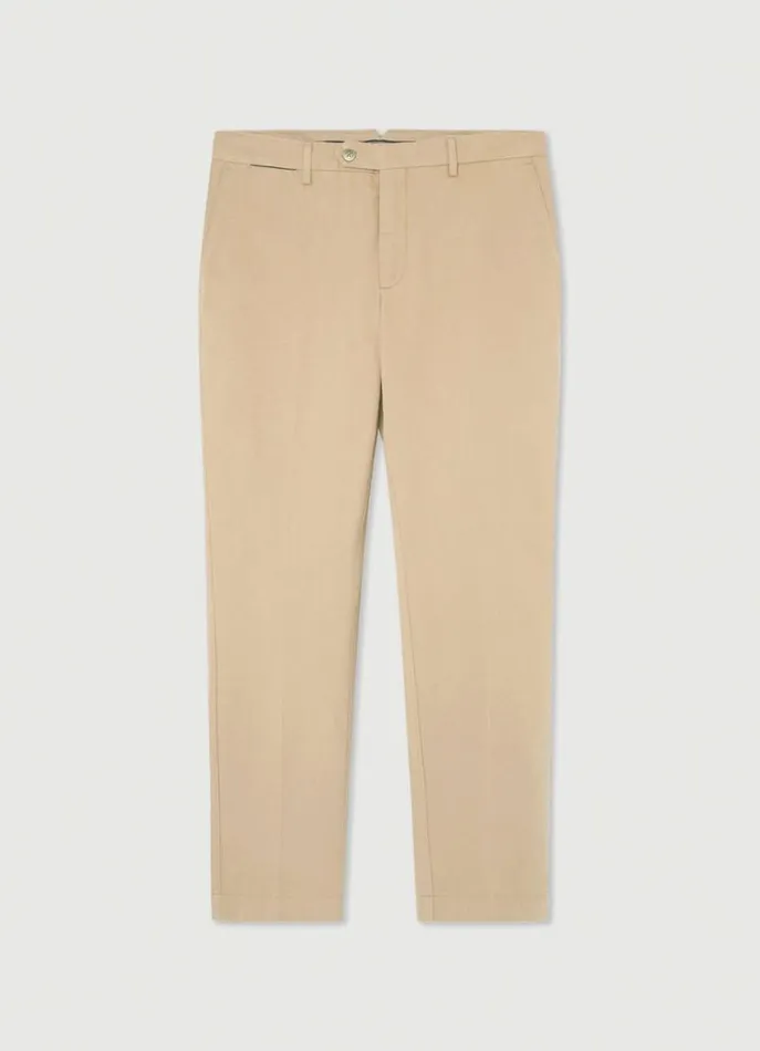 Men Trousers and Chinos Hackett London Classic Fit Sanderson Chinos Oat