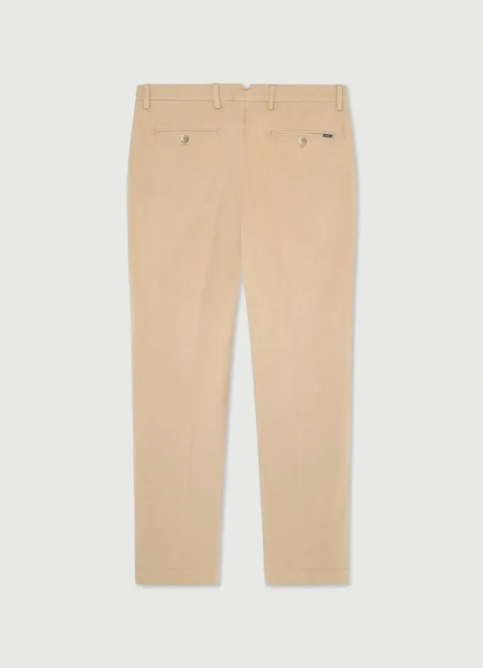 Men Trousers and Chinos Hackett London Classic Fit Sanderson Chinos Oat