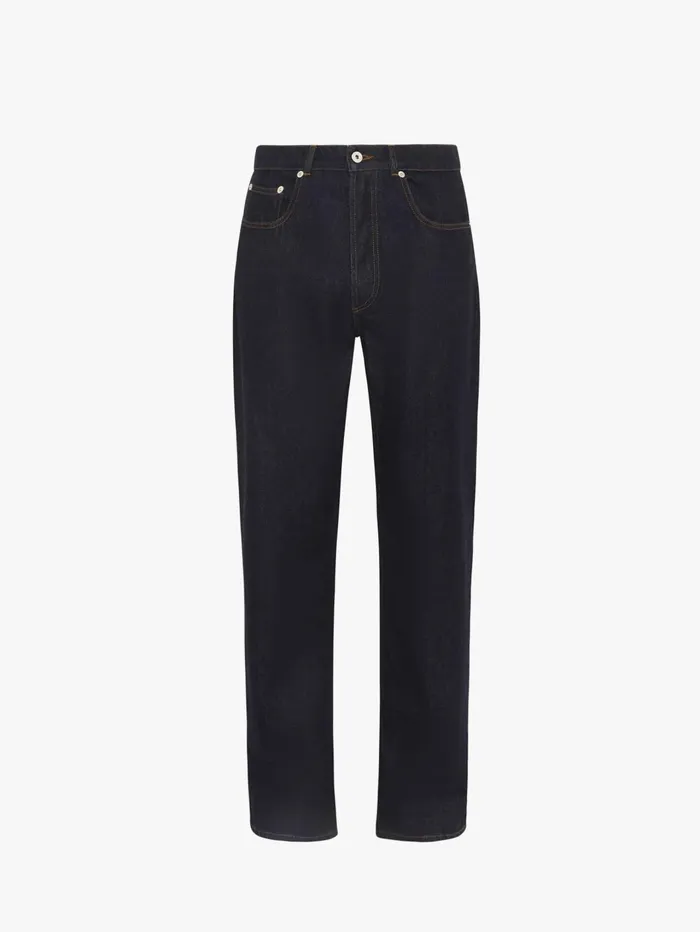 Men Trousers and Shorts JW Anderson STRAIGHT LEG DENIM JEANS Indigo