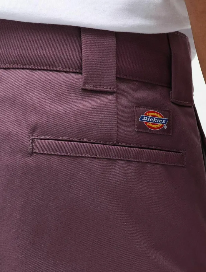 Men Trousers Dickies 873 Slim Straight Work Pant Purple Gumdrop