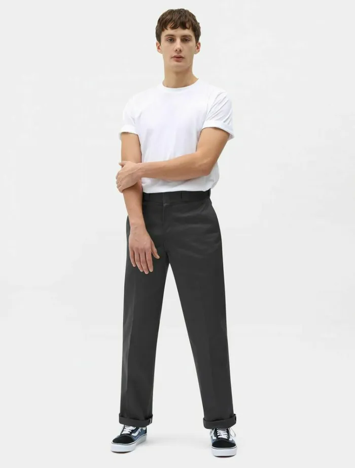 Men Trousers Dickies 874 Original Fit Work Pant Charcoal Grey