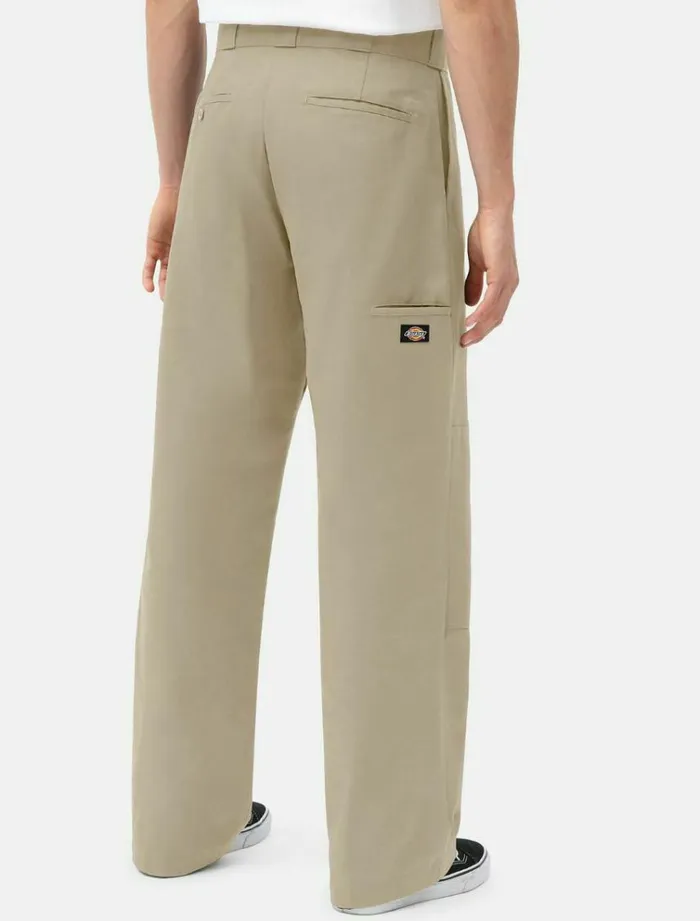 Men Trousers Dickies Double Knee Work Pant Khaki