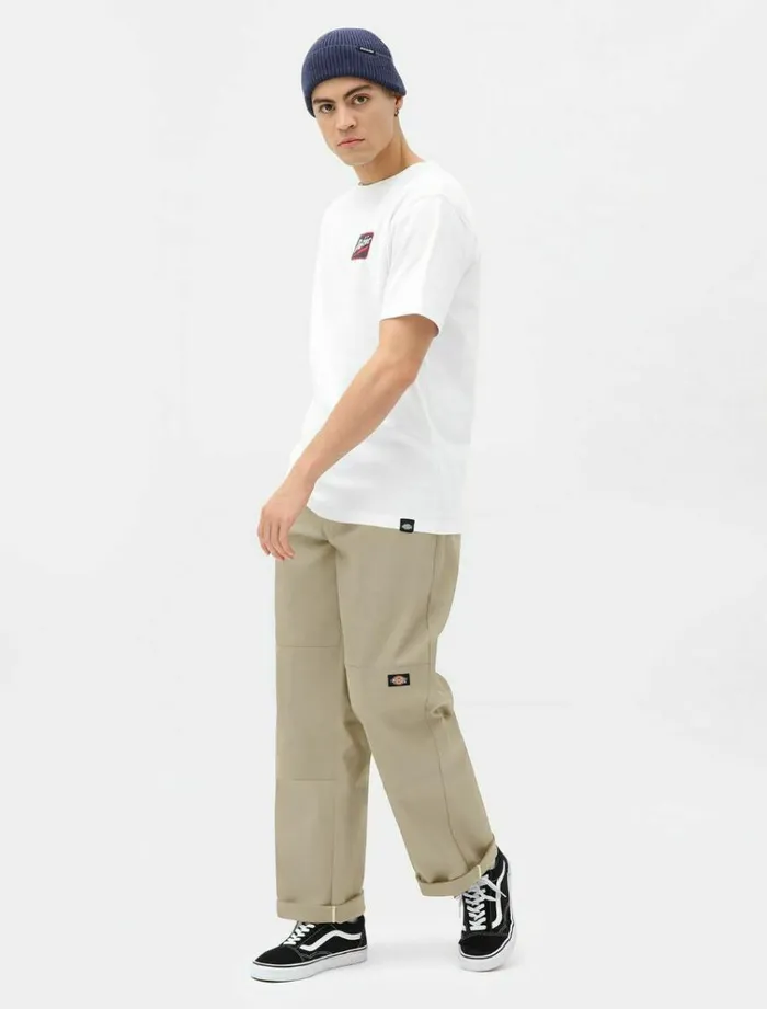 Men Trousers Dickies Double Knee Work Pant Khaki