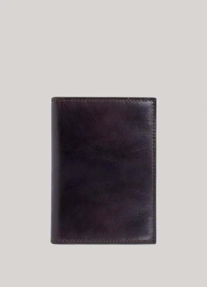 Men Wallets and Cardholders Hackett London Leather Wallet Brown