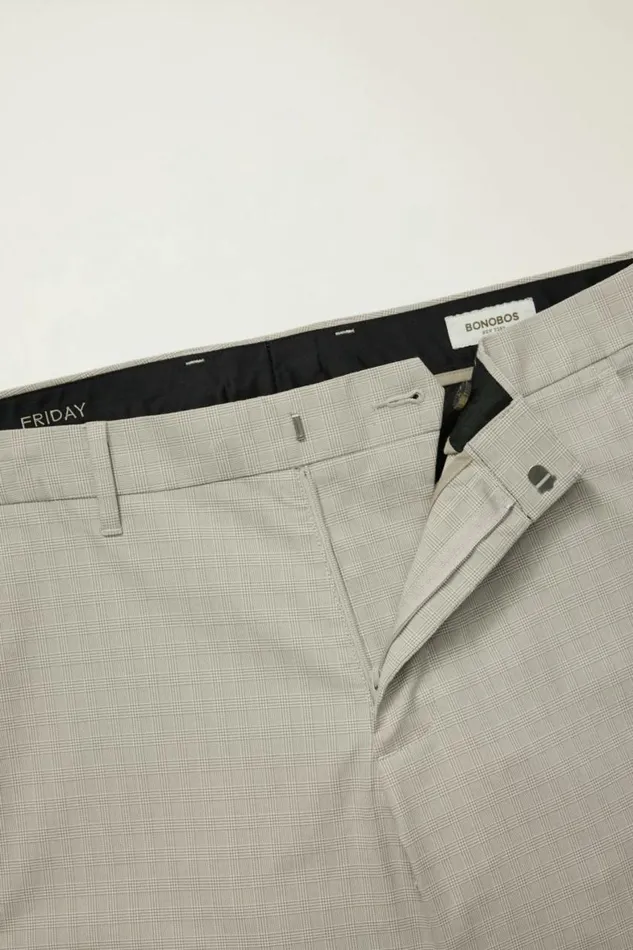 Men Weekday Warrior Dress Pants Friday Khaki Glen Check Bonobos Dress Pants