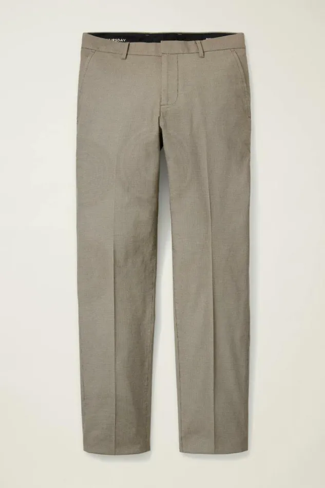 Men Weekday Warrior Dress Pants Thursday Camel Basketweave Bonobos Dress Pants