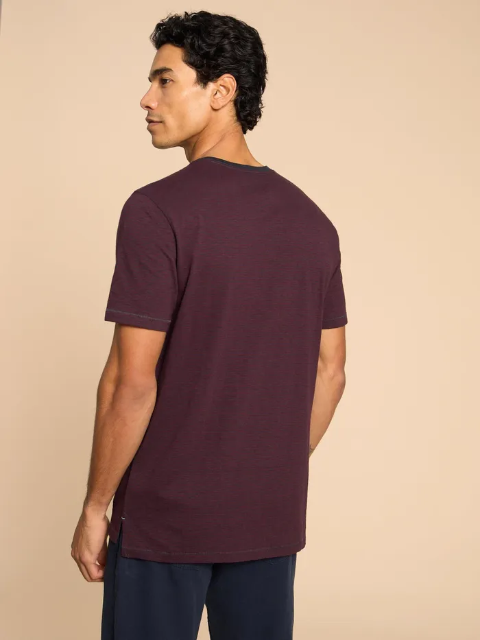 Men White Stuff Clothing Abersoch SS Stripe Tee Men White Stuff Clothing Abersoch SS Stripe Tee