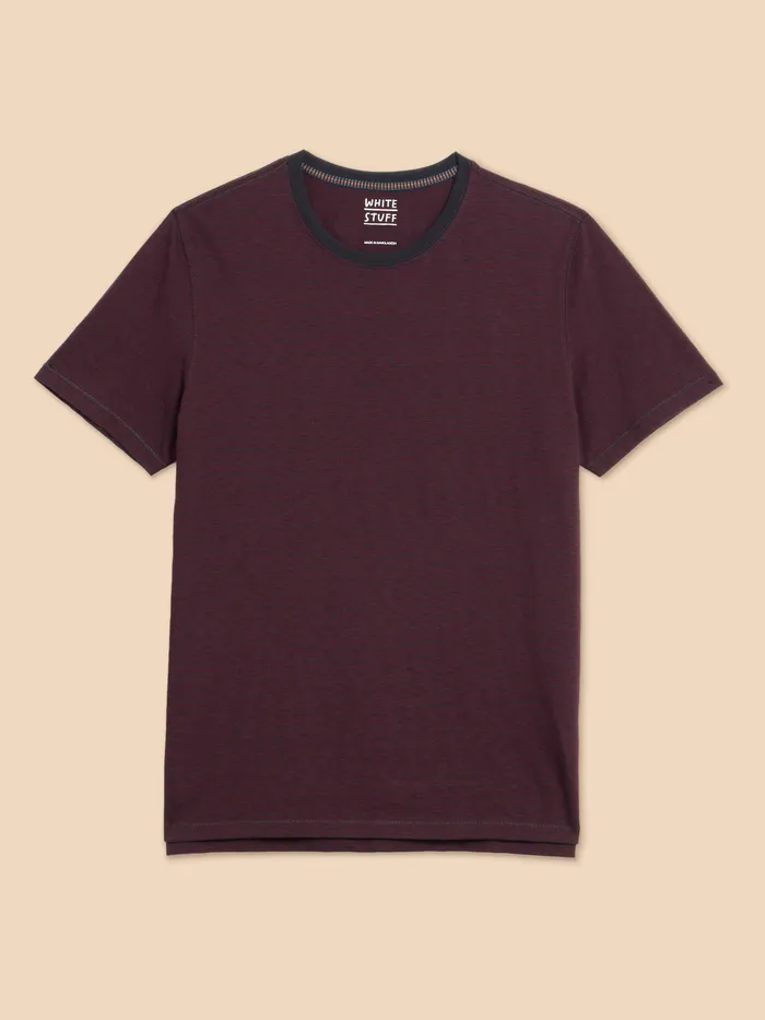 Men White Stuff Clothing Abersoch SS Stripe Tee Men White Stuff Clothing Abersoch SS Stripe Tee