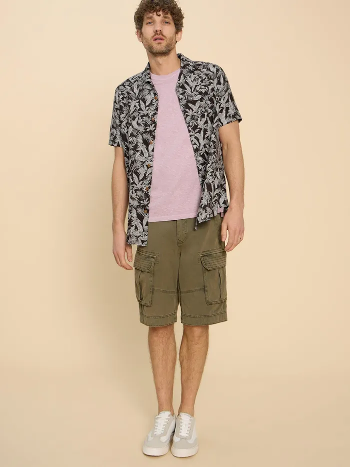 Men White Stuff Clothing Monkey Printed Shirt Men White Stuff Clothing Monkey Printed Shirt