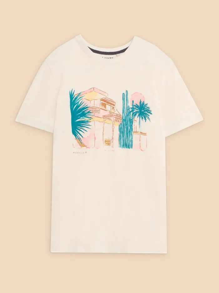 Men White Stuff Clothing Morocco Graphic Tee Men White Stuff Clothing Morocco Graphic Tee