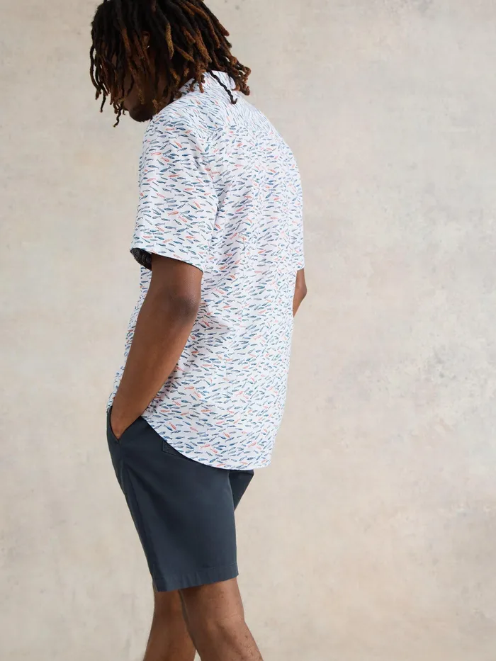 Men White Stuff Clothing Shoal Printed Shirt Men White Stuff Clothing Shoal Printed Shirt
