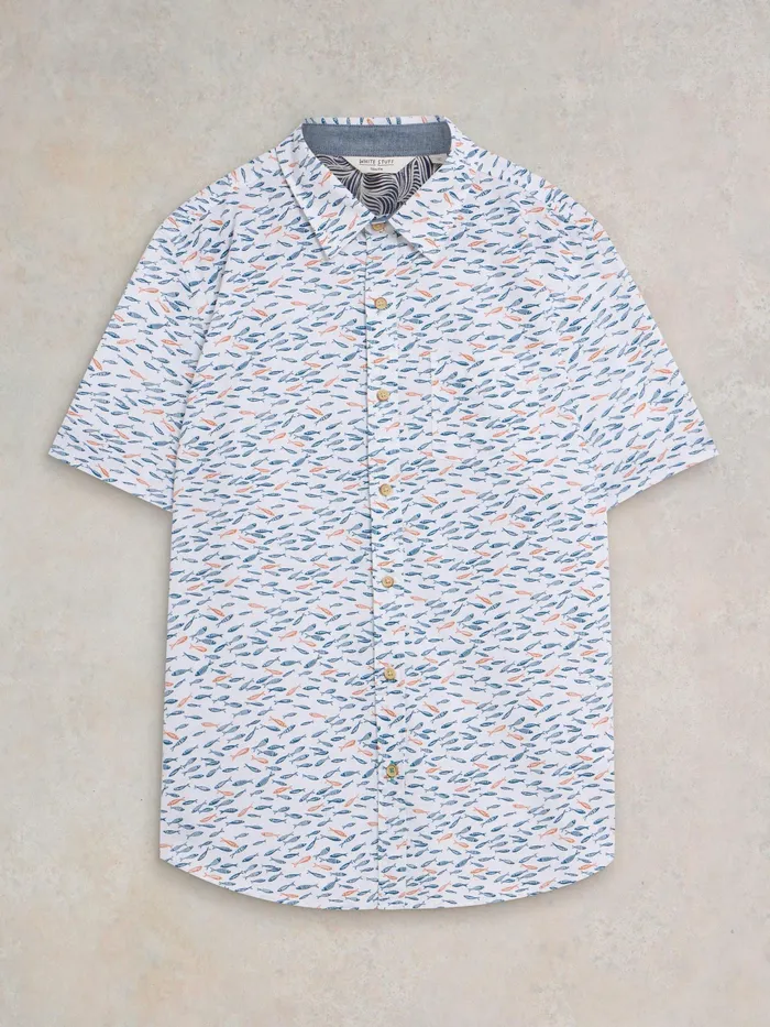 Men White Stuff Clothing Shoal Printed Shirt Men White Stuff Clothing Shoal Printed Shirt