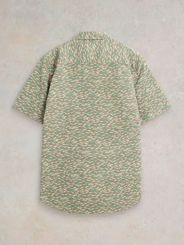 Men White Stuff Clothing Shoal Printed Shirt Men White Stuff Clothing Shoal Printed Shirt