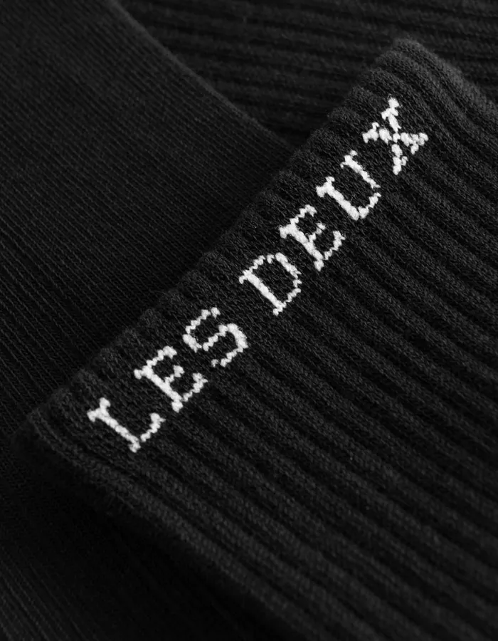 Men Wilfred Socks 8211 2Pack 8211 BlackWhite Les Deux Underwear