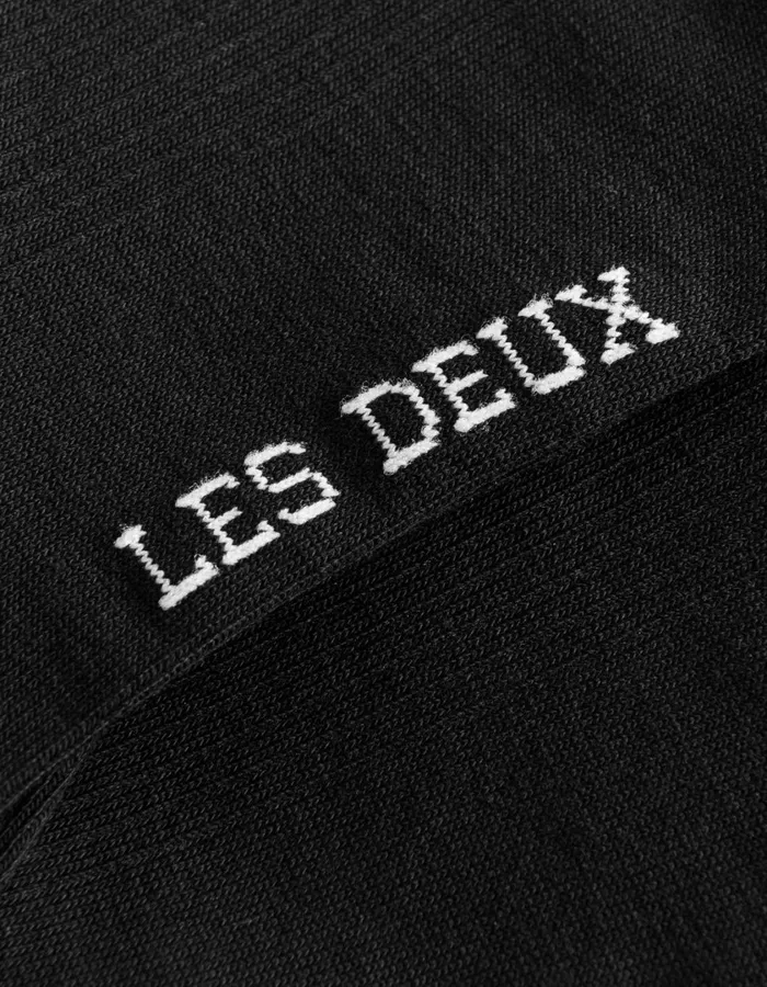 Men Wilfred Socks 8211 2Pack 8211 BlackWhite Les Deux Underwear