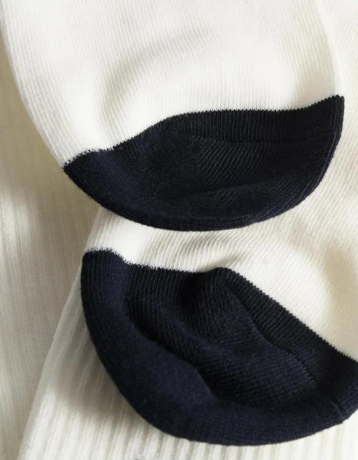 Men William 2Pack Socks 8211 Off WhiteNavy Les Deux Underwear