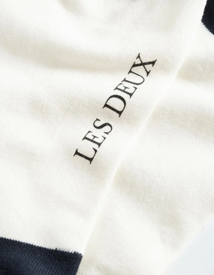 Men William 2Pack Socks 8211 Off WhiteNavy Les Deux Underwear