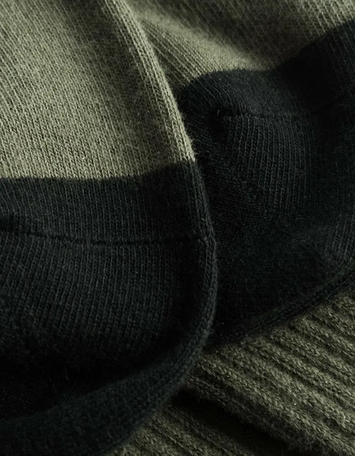 Men William 2Pack Socks 8211 Olive NightBlack Les Deux Underwear
