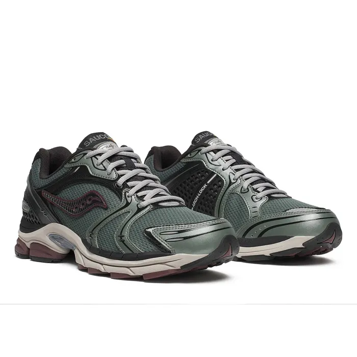 MenWomen Saucony ProGrid Triumph 4 CS Agave Chocolate Lifestyle