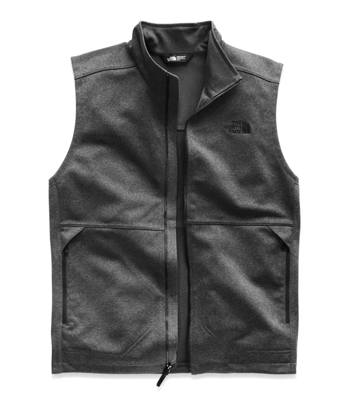 Mens Apex Canyonwall Vest Tnf Dark Grey Heather The North Face Windbreakers