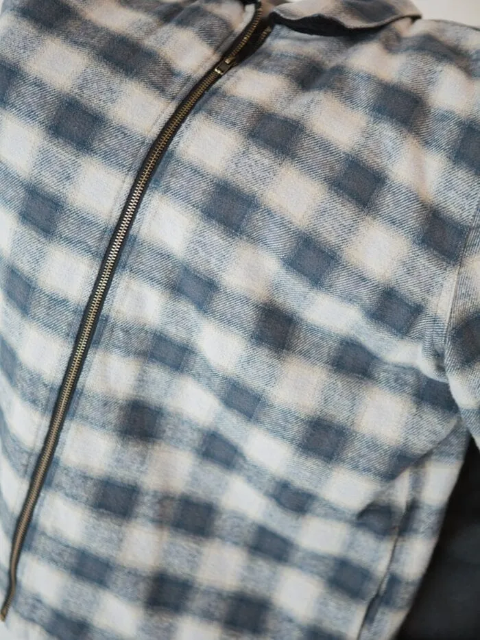 Mens Barrio Quilt Flannel Jacket Petrol Thrills Jackets