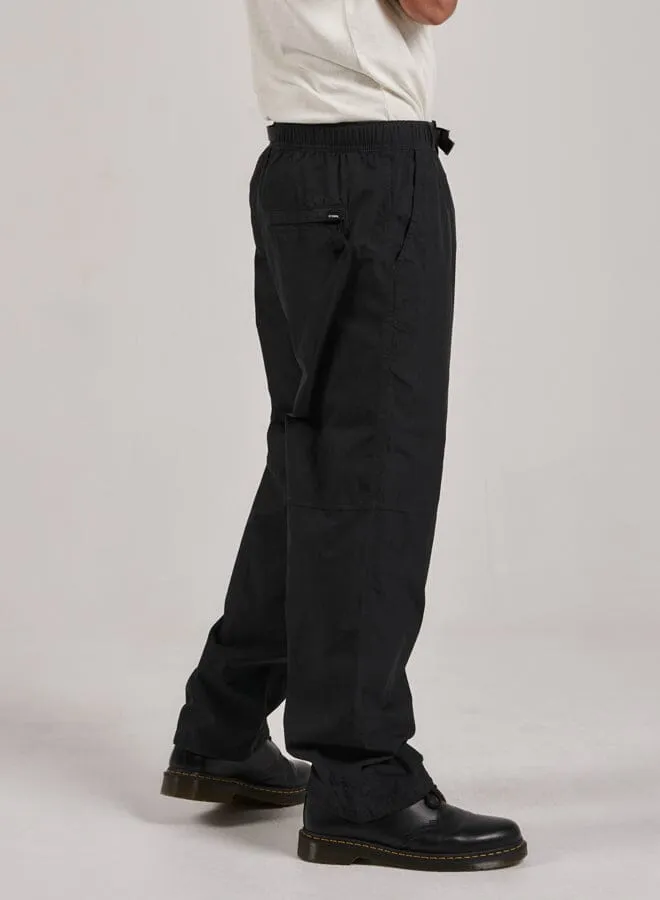 Mens Big Slacker Slappy Elastic Pant Black Thrills Pants