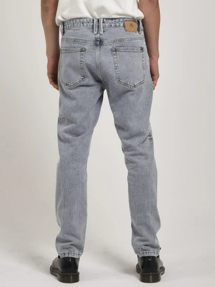 Mens Bones Denim Jean Garage Blue Thrills Denim