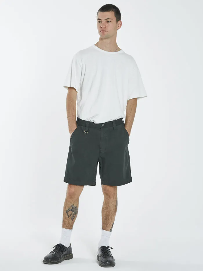 Mens Century Military Short Oil Green Thrills Shorts