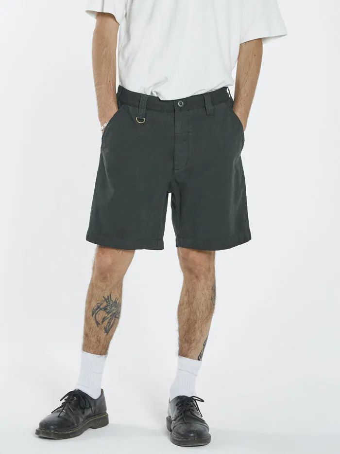 Mens Century Military Short Oil Green Thrills Shorts