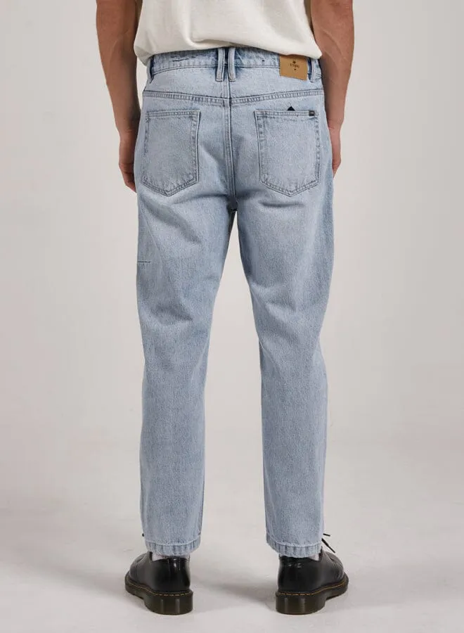 Mens Chopped Denim Jean Ash Blue Thrills Denim