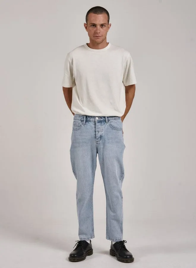 Mens Chopped Denim Jean Ash Blue Thrills Denim