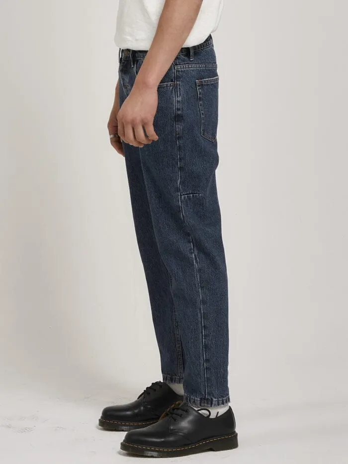 Mens Chopped Denim Jean Worn In Blue Thrills Denim
