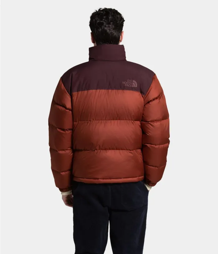 Mens Eco Nuptse Jacket Brandy Brownroot Brown The North Face Insulated and Down Jackets