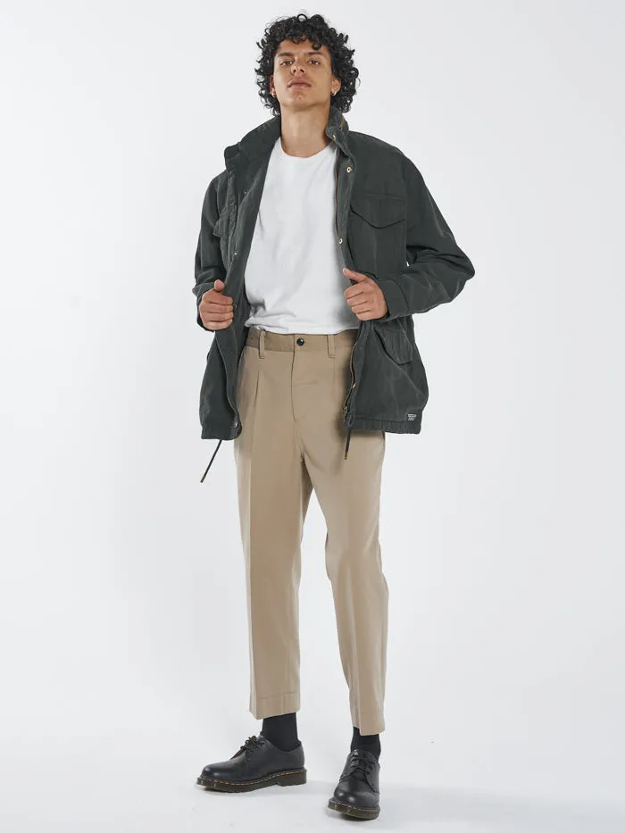 Mens Formation Jacket Oil Green Thrills Jackets