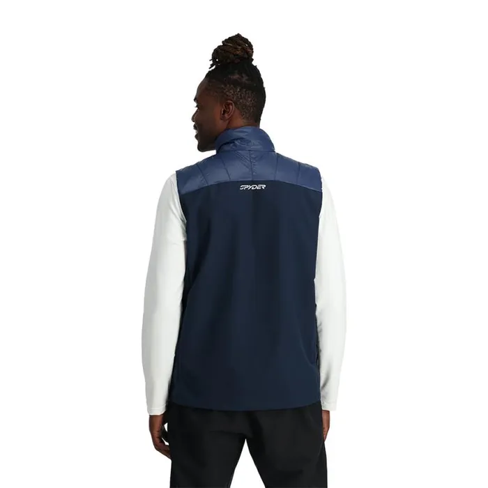 Mens Glissade Vest Electric Blue Spyder Vests
