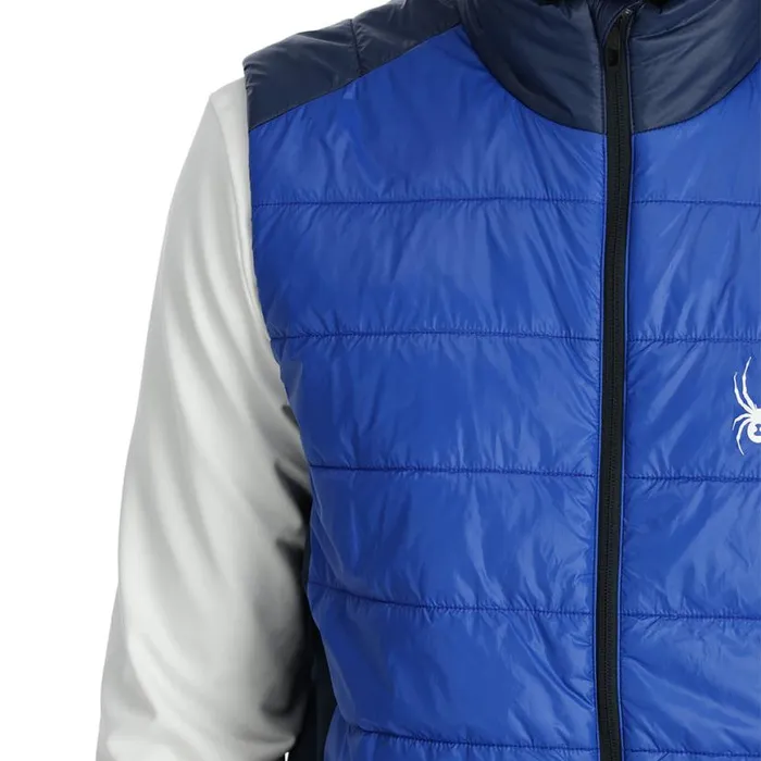 Mens Glissade Vest Electric Blue Spyder Vests