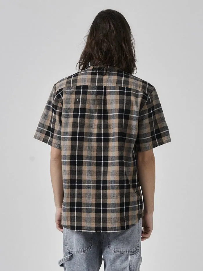 Mens Hard Yakka X Oversize Plaid Work Shirt Yakka Tan Thrills Shirts