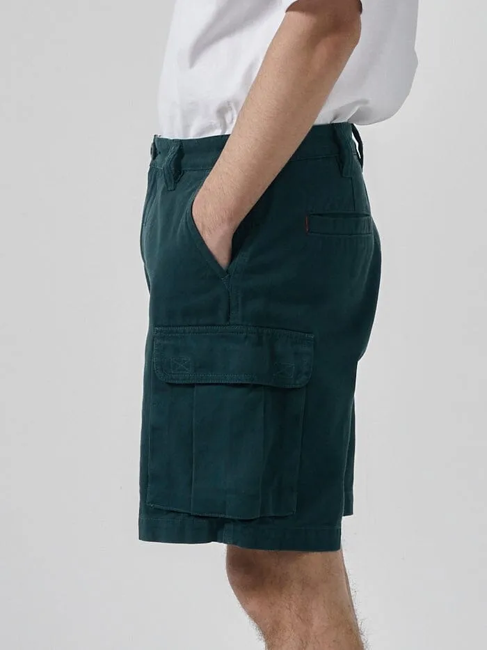 Mens Hard Yakka X Slacker Cargo Short Yakka Green Thrills Denim Shorts