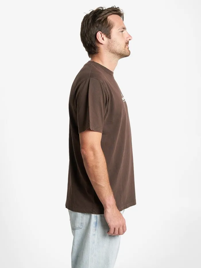 Mens Hell Raising Merch Fit Tee Postal Brown Thrills Tees and Tank Tops Mens Hell Raising Merch Fit Tee Postal Brown Thrills Tees and Tank Tops