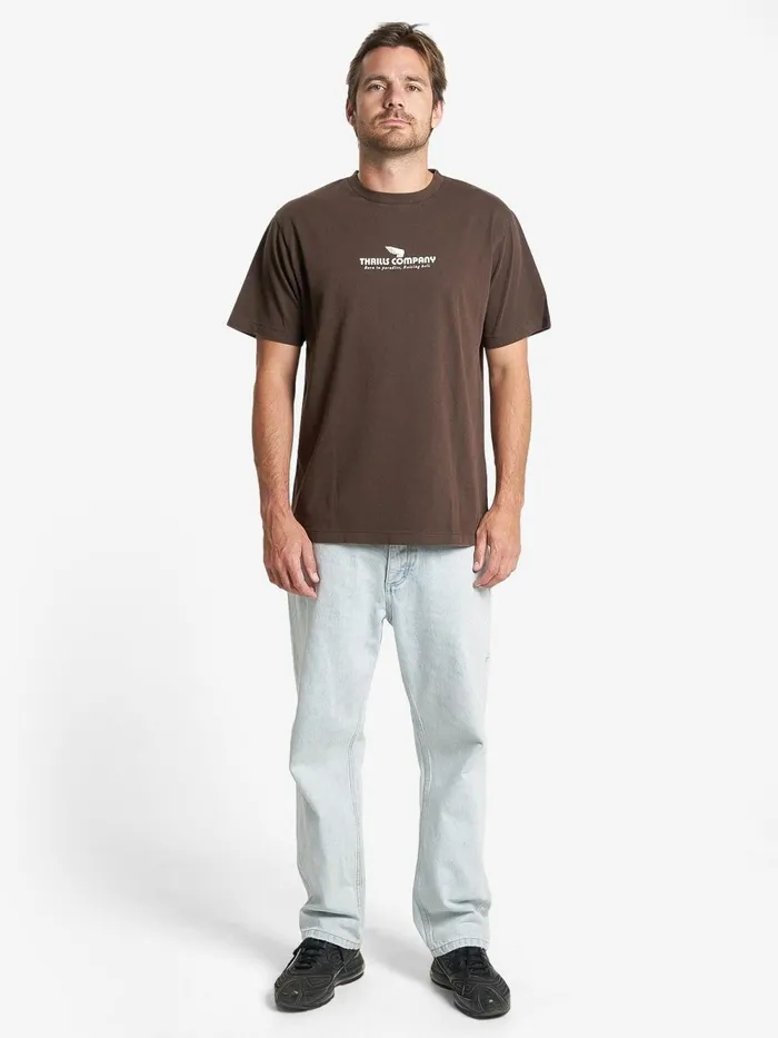 Mens Hell Raising Merch Fit Tee Postal Brown Thrills Tees and Tank Tops Mens Hell Raising Merch Fit Tee Postal Brown Thrills Tees and Tank Tops