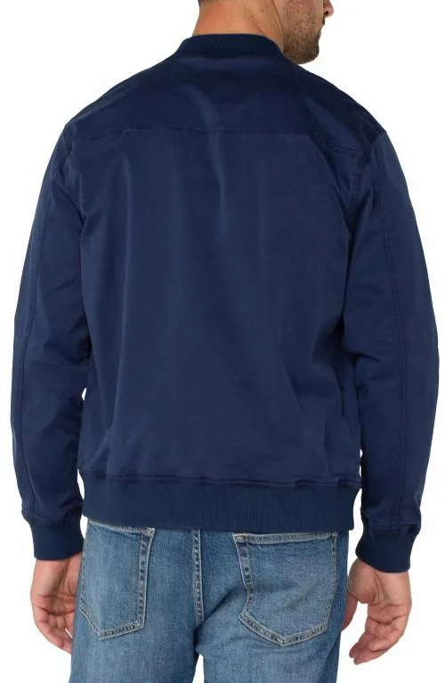 Mens Jackets and Blazers Liverpool Los Angeles Bomber Jacket Midnight