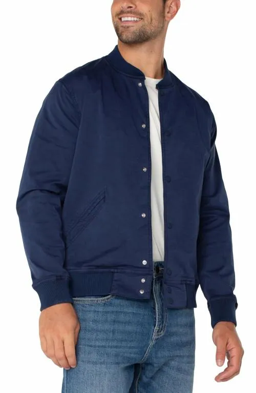 Mens Jackets and Blazers Liverpool Los Angeles Bomber Jacket Midnight