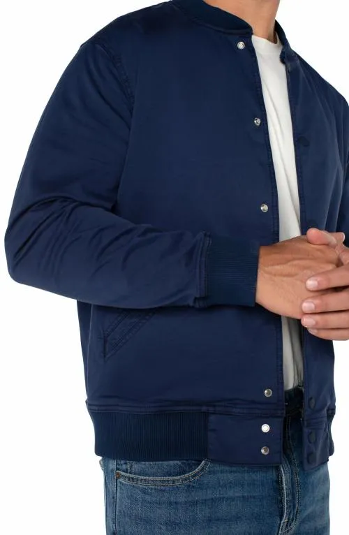 Mens Jackets and Blazers Liverpool Los Angeles Bomber Jacket Midnight