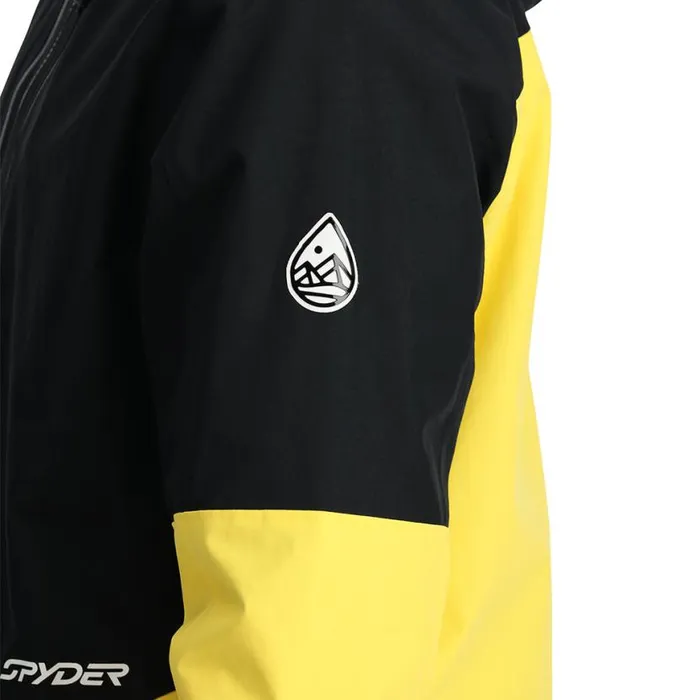 Mens Jagged Yellow Spyder Shell