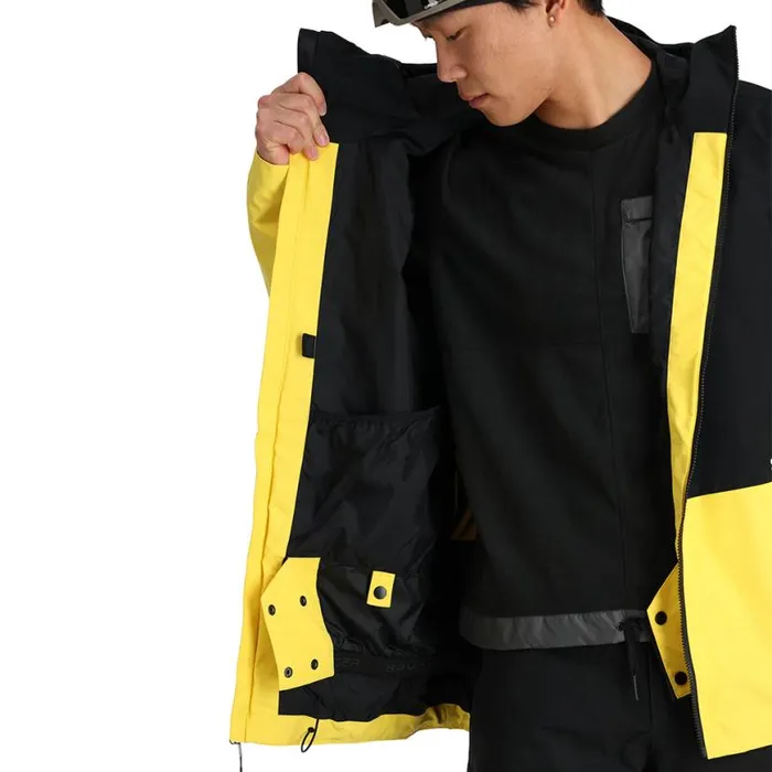 Mens Jagged Yellow Spyder Shell