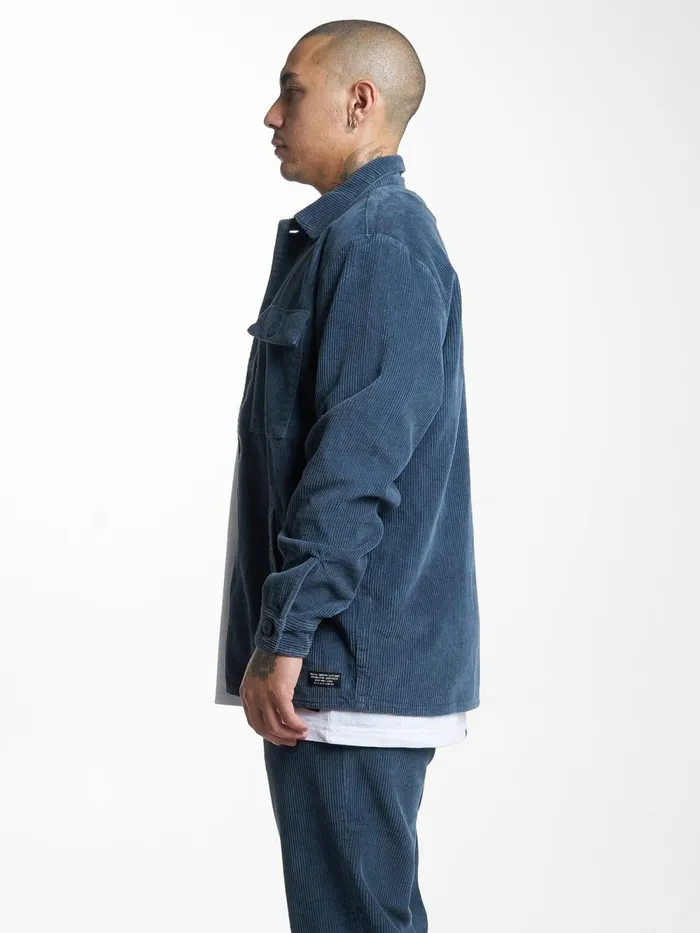 Mens Labour Overshirt New Teal Thrills Shirts