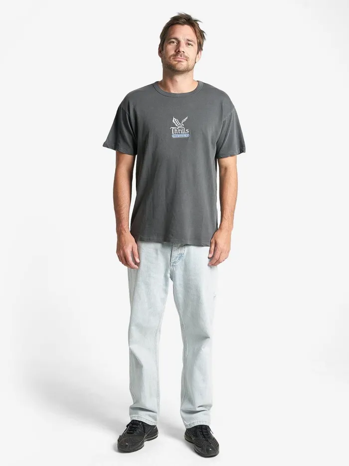 Mens Landed Merch Fit Tee Merch Black Thrills Tees and Tank Tops Mens Landed Merch Fit Tee Merch Black Thrills Tees and Tank Tops