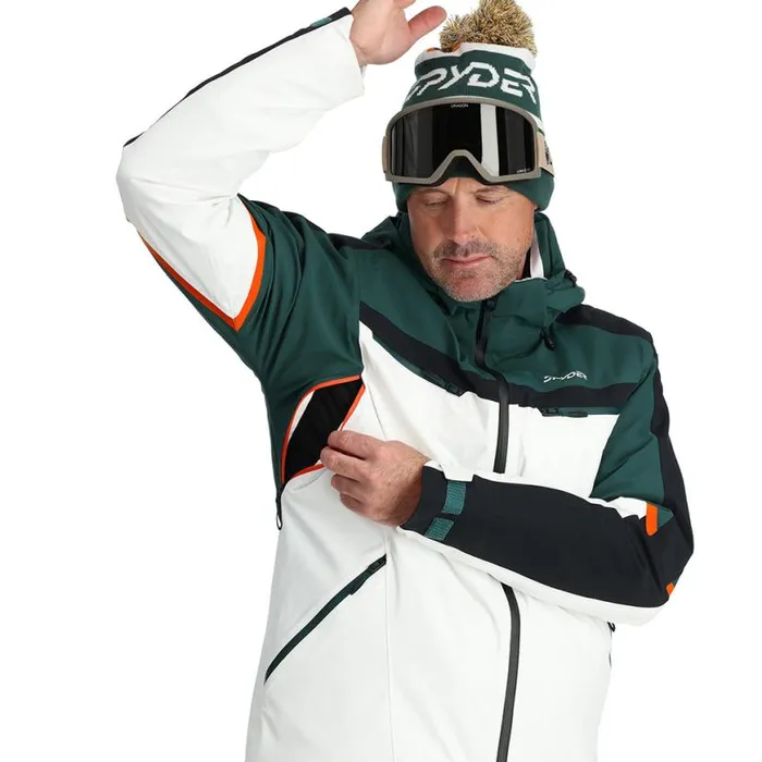 Mens Monterosa White Spyder Insulated